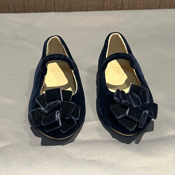 Janie and Jack Midnight Velvet Dress Shoes - Picture 2 of 4